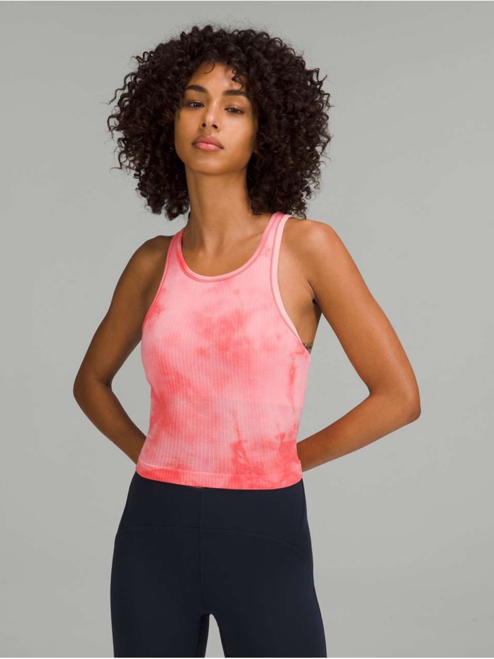 Lululemon Ebb To Street Cropped Racerback Tank